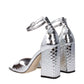 Paris Texas Gray Leather Platforms