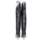 Paris Texas Gray Leather Over The Knee