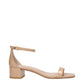 Stuart Weitzman Pink Leather Flat Sandals