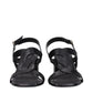 Stuart Weitzman Black Leather Platforms