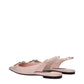 Dolce & Gabbana Pink Leather Ballet Flats