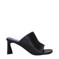 Stella McCartney Black Leather Stiletto Heels Sandals