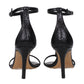 Isabel Marant Black Leather Stiletto Heels Sandals
