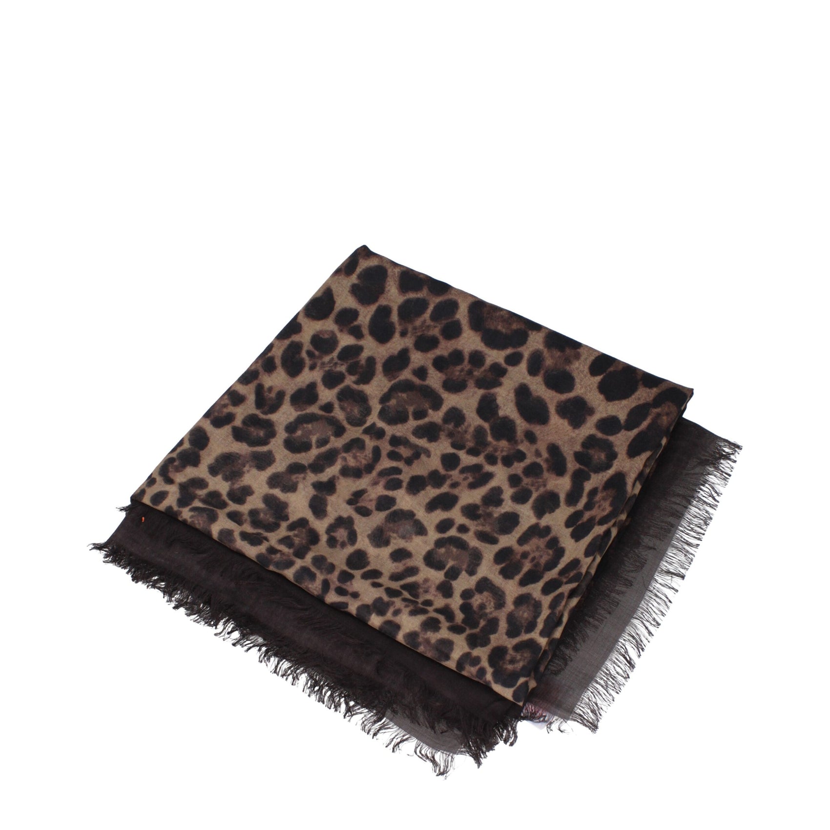 Valentino Garavani Brown Cashmere Foulard