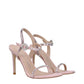 Stuart Weitzman Pink Leather Stiletto Heels Sandals