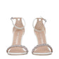 Stuart Weitzman White Leather Stiletto Heels Sandals