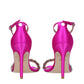 Stuart Weitzman Pink Satin Stiletto Heels Sandals