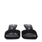 The Attico Black Leather Platforms