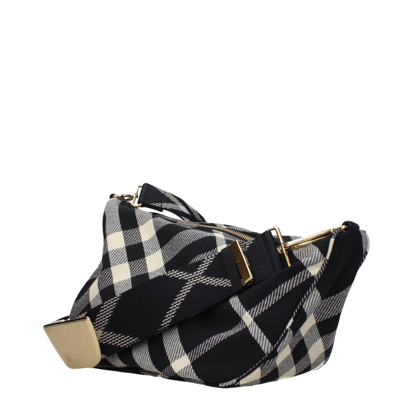 Burberry Black Fabric Crossbody Bag