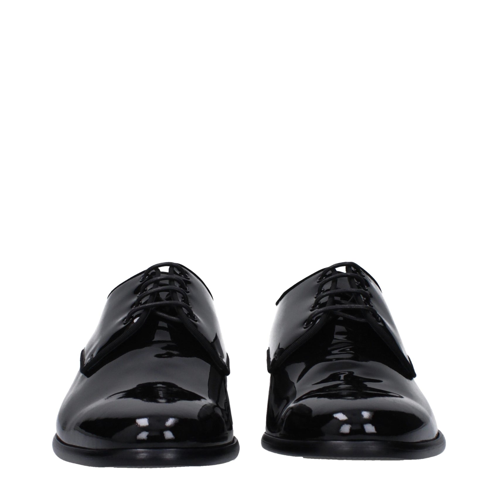 Dolce & Gabbana Black Leather Oxfords And Derbies