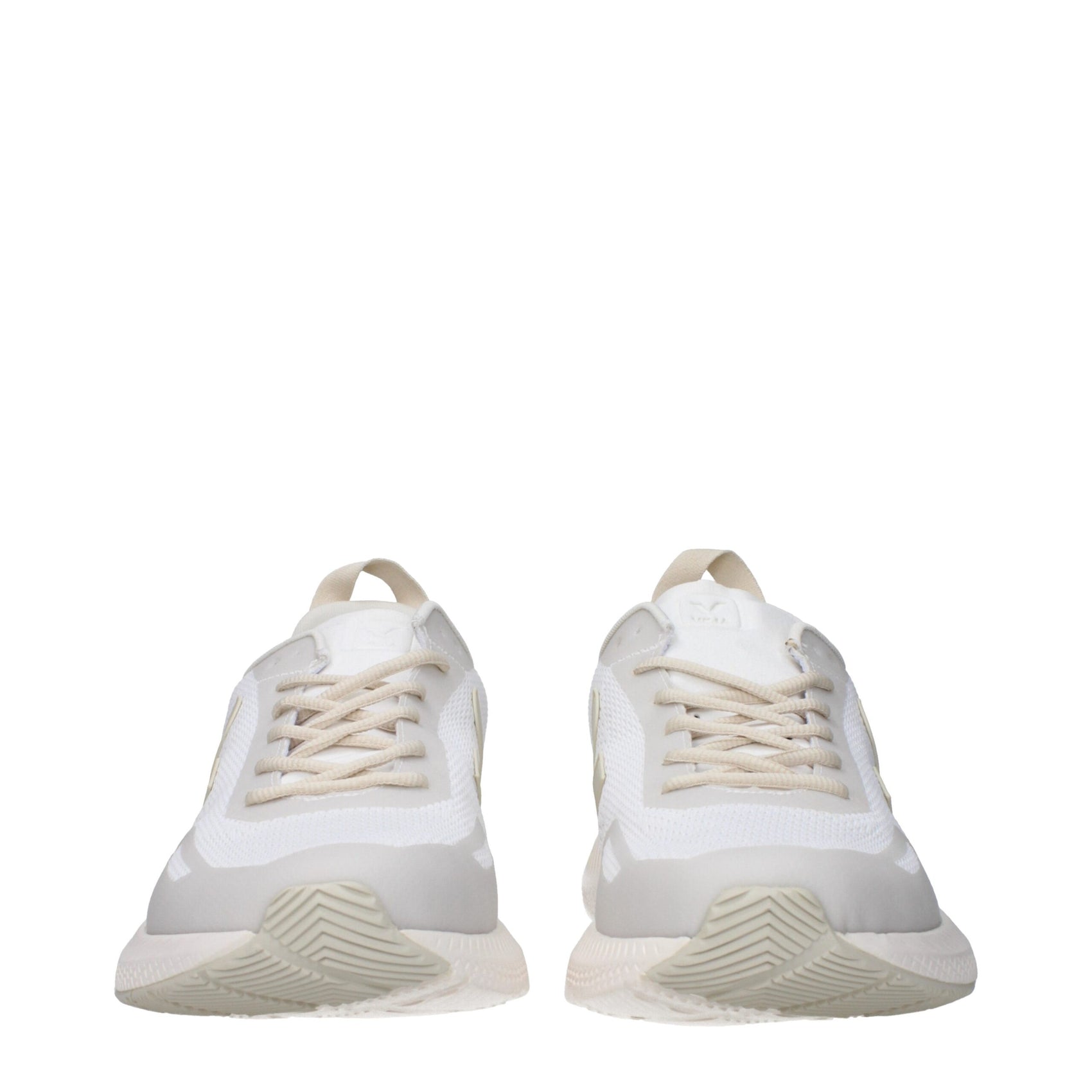 Veja White Fabric Athletic Sneakers