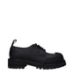 Marni Black Leather Oxfords And Derbies