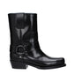 Valentino Garavani Black Leather Ankle Boots
