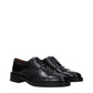 Valentino Garavani Black Leather Oxfords And Derbies