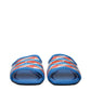 Jimmy Choo Light Blue Fabric Slippers Sandals