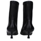 Stuart Weitzman Black Leather Ankle Boots