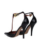 Paris Texas Black Leather High Heel Pumps