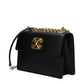 Off-White Black Leather Crossbody Bags