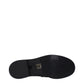 Stuart Weitzman Black Leather Slip-On Loafers