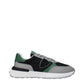 Philippe Model Black Fabric Athletic Sneakers