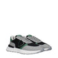 Philippe Model Black Fabric Athletic Sneakers