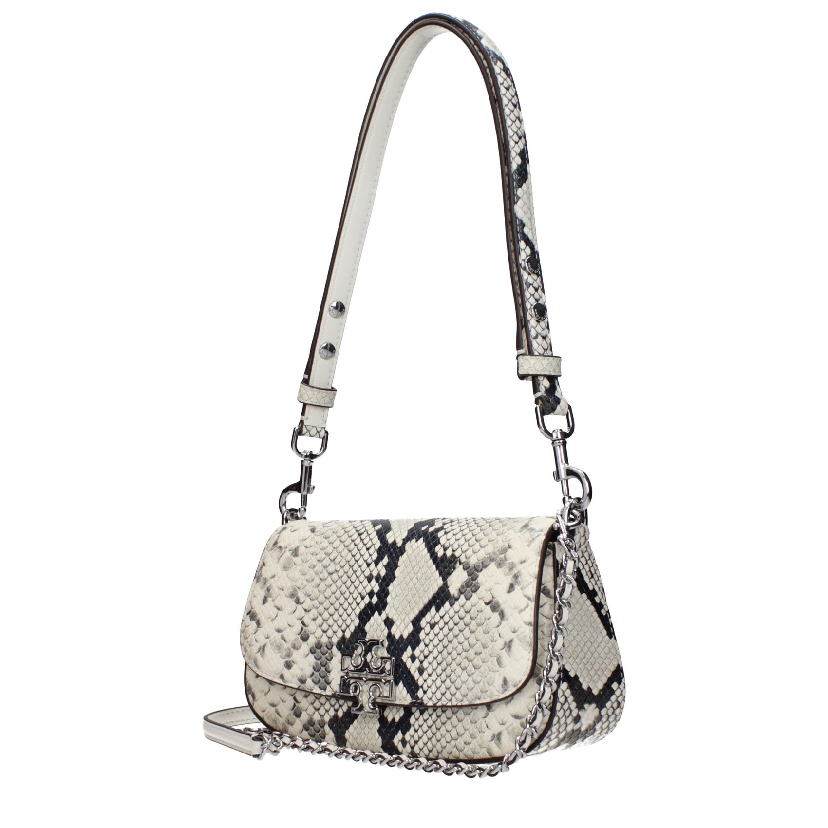 Tory Burch White Leather Shoulder Bags