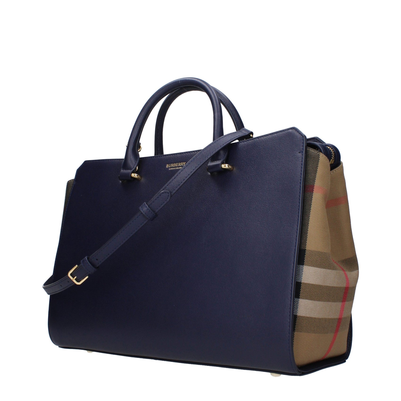 Burberry Blue Leather Handbag