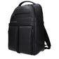 Piquadro Black Leather Backpack