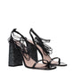 Miu Miu Black Leather Platforms