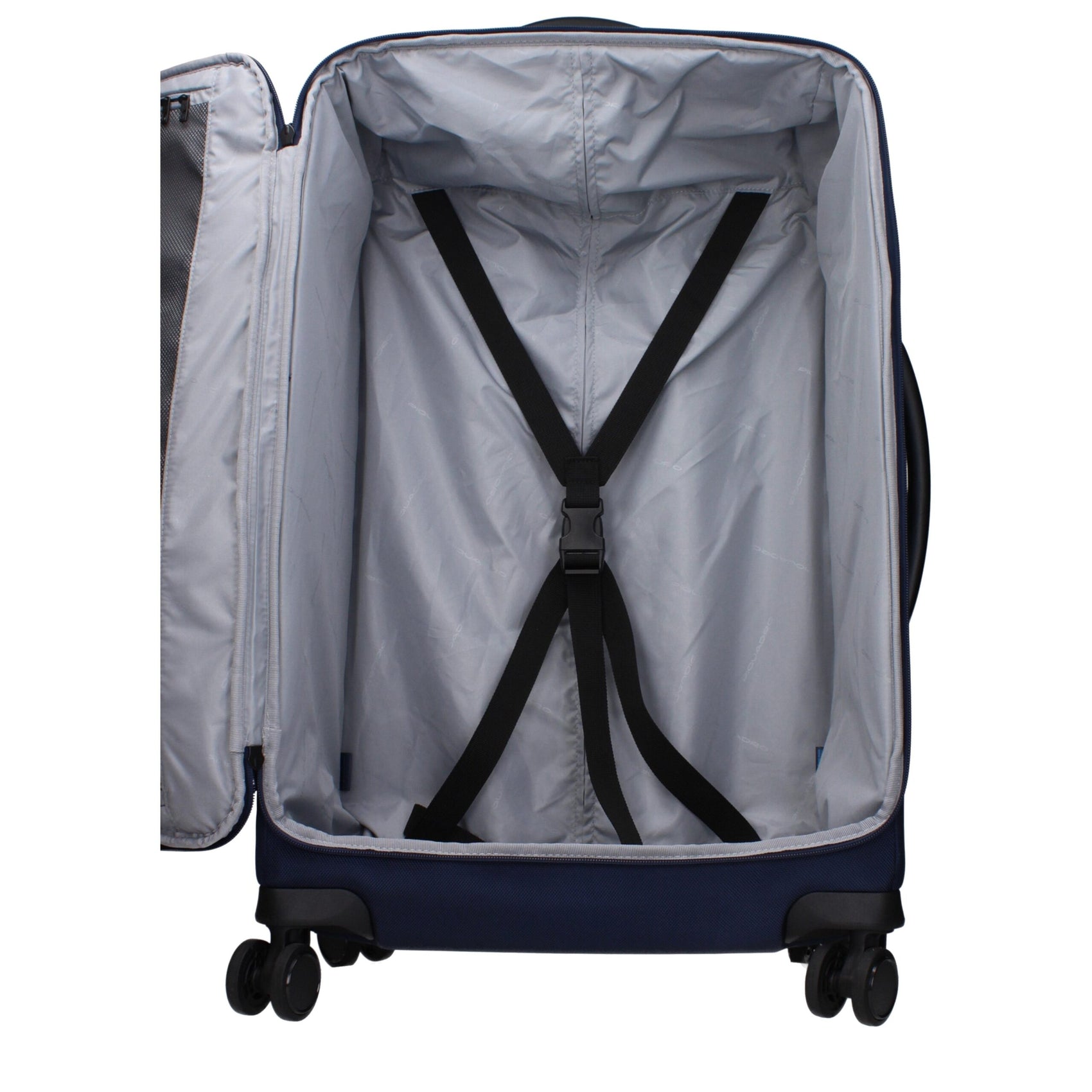 Piquadro Blue Fabric Luggage And Travel
