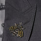 Dolce & Gabbana Dark Gray Bee Embroidery SICILIA Coat Blazer
