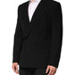 Dolce & Gabbana Black SICILIA Double Breasted Coat Blazer