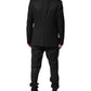 Dolce & Gabbana Dark Gray Wool Single Breasted 2 Piece Suit