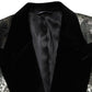Dolce & Gabbana Metallic Floral Jacquard Silk 2 Piece Suit