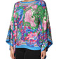 Dolce & Gabbana Multicolor Floral Printed Tunic Blouse Top