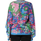 Dolce & Gabbana Multicolor Floral Printed Tunic Blouse Top