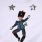 Dolce & Gabbana White Cotton Sequin Embellished Top T-shirt