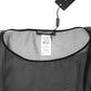 Dolce & Gabbana Black See Through Silk Chiffon Lace Blouse Top
