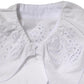 Dolce & Gabbana White Ruffled Lace Embellished Blouse Top