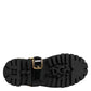 Dolce & Gabbana Black Leather Chelsea Men Short Boots Shoes