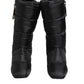 Dolce & Gabbana Black Padded Mid Calf Logo Heel Boots Shoes