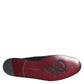 Dolce & Gabbana Black Velvet Slides DG Crown Slipper Shoes