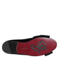 Dolce & Gabbana Black VATICANO Crystal Ribbon Slip On Shoes