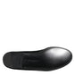 Dolce & Gabbana Black Jacquard Loafers Formal Men Dress Shoes