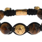 Chic Multicolor CZ & Tigers Eye Bracelet