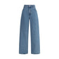 Rohe Blue Cotton Relaxed Fit Jeans