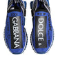 Dolce & Gabbana Blue Logo Low Top Sorrento Sneakers Shoes