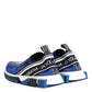 Dolce & Gabbana Blue Logo Low Top Sorrento Sneakers Shoes