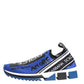 Dolce & Gabbana Blue Logo Low Top Sorrento Sneakers Shoes