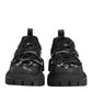 Dolce & Gabbana Black Low Top Lace Up Trekking Sneakers Shoes